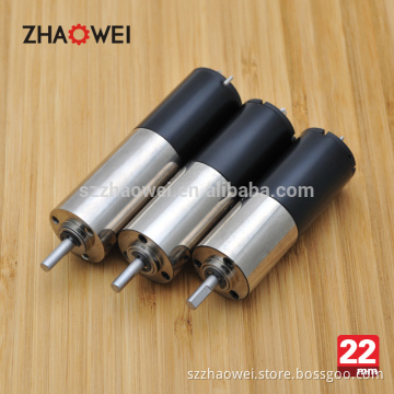 Electric shutter buggy gearbox 22mm dc micro gear reducer motor